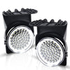G-PLUS Hyper White Full LED Fog Lights Lamp +Switch Left+Right Compatible with GMC Sierra 2003-2007 Pickup Truck Clear Lens Bumper Fog Light Kit