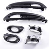 G-PLUS Clear Plastic Lens Bumper Driving Fog Lights Compatible With 2013-2015 Honda Civic Sedan 4-Door Lights Assembly With H11 12V 55W Halogen Bulbs + Wiring Kit & Swith