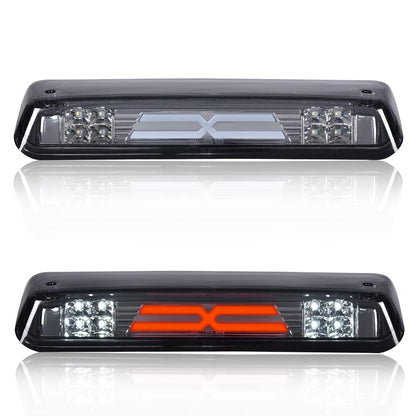 G-PLUS Rear LED 3rd Third Type X Brake Light High Mount Stop Light Compatible with 2004-2008 Ford F150/Lobo Rear LED Bar Brake Light High Mount Lamp Replacement
