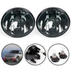 G-PLUS Bumper Fog Lights w/Bulbs Compatible With 2007-2014 GMC Acadia Yukon Pontiac/Chevy Avalanche Camaro Suburban Tahoe, Driving Lamps Pair,Smoky Lens Black Housing