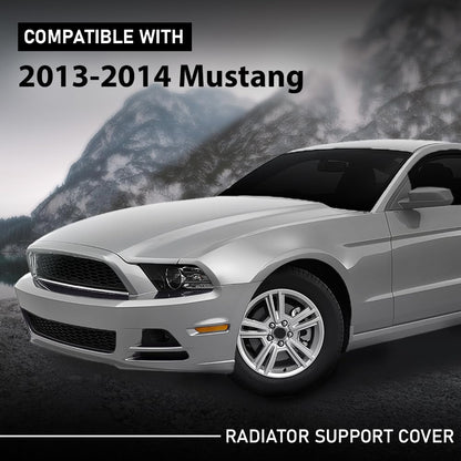 G-PLUS Front Radiator Support Cover Compatible with Ford Mustang 2013-2014 DR3Z8C291AA, FO1224113