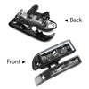 G-PLUS LED Headlights Assembly Front Headlamps Left Right Fit Chevy Blazer 1998-2005, Fit Chevy S10 Pickup 1998-2004 with Bumper Lights Clear Lens Black Housing Clear Reflector,faros delanteros