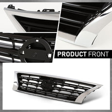 G-PLUS Grille Front Bumper Upper for Nissan Sentra SR 2013-2015 Chrome Insert Product Image