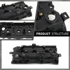 G-PLUS Left and Right Engine Valve Cover w/Gasket Compatible with Nissan Murano 2009-2014/Fit Nissan Quest 2011-2014 V6 3.5L DOHC Petrol