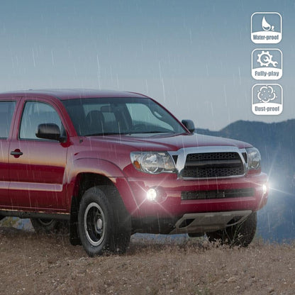 G-PLUS Front Bumper Fog Lights Assembly Compatible With Toyota Tacoma 2005 2006 2007 2008 2009 2010 2011 neblineros para autos delantero faros antiniebla