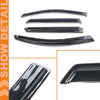 G-PLUS Out-Channel Window Vent Visor Deflectors Tape-On Side Rain Guards Compatible with Hyundai Tucson SE SEL Value Limited Sport Ultimate 2016-2021 4PCS Smoky