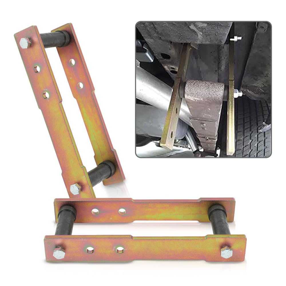 G-PLUS Adjustable 1" to 4" Rear Leaf Spring Shackle Lift Kit Compatible with Dodge Dart 1963-1976/ Demon 1971-1972/Lancer 1961-1962, Fit Plymouth Barracuda 1964-1969/ Valiant 1960-1976 SK-5005