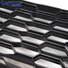 G-PLUS Front Upper Bumper Black Billet Grille Insert Compatible With 2015 Ford Mustang