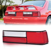 G-PLUS Taillight Lens Red Passenger Side Right Rear Compatible with Ford Mustang 1987-1993 FO2801168, E7ZZ13404A