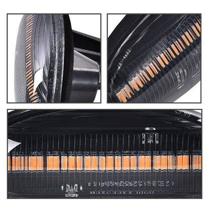 G-PLUS Side Marker Light Set Compatible with Chevy Silverado 2500HD 3500HD 2001-2014 /Fit for GMC Sierra 2500HD 3500HD 2001-2014 LED Marker Lamps Smoke Lens 4Pcs/Set 16530173 16530177