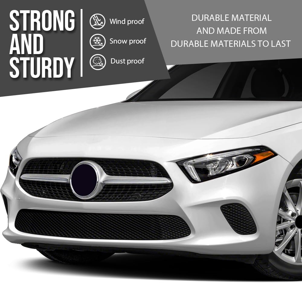 G-PLUS Front Left Side Lower Bumper Air Shield Compatible with Benz A220 & A35 AMG 2019 2020 2021 2022 With AMG Package 1778853803, MB1038211 Black