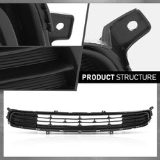 G-PLUS Front Bumper Lower Grille for Kia Optima EX 2016-2018 Matte Black Product Image