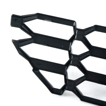 G-PLUS Front Lower Chrome Grille Insert Snap On Black Compatible with Chevy Silverado 1500 2016-2018