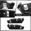 G-PLUS Pair Front Bumper Bracket, Compatible with Lincoln MKX (submodel: Black Label, Premiere, Reserve, Select) 2016-2018, LH Driver and RH Passenger Side 2PCS, FA1Z17C947A, FA1Z17C947B