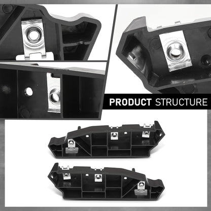 G-PLUS Pair Front Bumper Bracket, Compatible with Lincoln MKX (submodel: Black Label, Premiere, Reserve, Select) 2016-2018, LH Driver and RH Passenger Side 2PCS, FA1Z17C947A, FA1Z17C947B