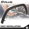 G-PLUS Fender Flares Compatible With 2019 2020 2021 Toyota Rav4, OE Style Front Wheel Black Fender Molding Trim 756010R090,7560142160(Front Left Driver Side)