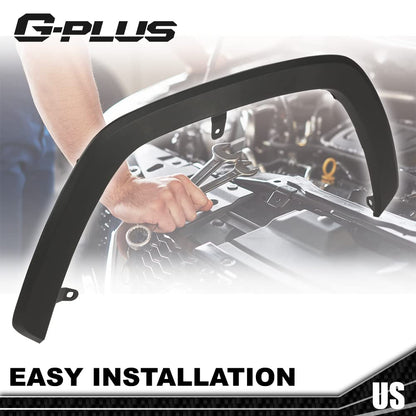 G-PLUS Fender Flares Compatible With 2019 2020 2021 Toyota Rav4, OE Style Front Wheel Black Fender Molding Trim 756010R090,7560142160(Front Left Driver Side)