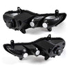 G-PLUS Front Bumper Fog Lights Compatible With 2013-2016 Ford Escape Kuga Driving Fog Lamps Driver & Passenger Pair Black Housing Clear Lens