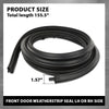 G-PLUS Front Door Weatherstrip Seal LH or RH Side Compatible with Chevy Silverado 1500 2007-2013,Fit Chevy Silverado 2500HD 3500HD 2007-2014,Fit GMC Sierra 1500 2500HD 3500HD 2007-2014
