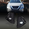 G-PLUS Clear LED Bumper Fog Lights Compatible with 2019-2021 Murano models only Front Bumper LED Fog Lamps Replacements Assembly 2pcs Driver & Passenger Side