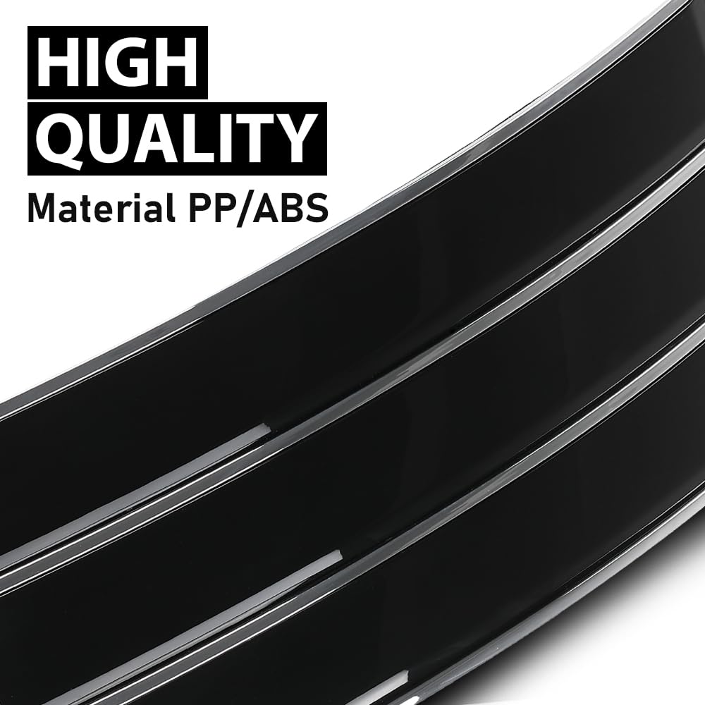 G-PLUS Door Side Fender Vent Molding Cover Trim Compatible with Land Rover Range Rover Vogue L405 2013-2022 Black