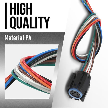 G-PLUS Transmission Wiring Harness Repair Kit Fit Chrysler Dodge Jeep Products with The 42RE 44RE 46RE 47RE A518 Model Automatic Transmissions 1994-2025 12445BK, 350-0062 Black