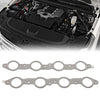 G-PLUS Exhaust Manifold Gasket Set 12617944 Multi-Layer Steel Header Compatible with All LS Series Engines (Except LS7) LS1 LM7 LR4 LQ4 LS6 LQ9 LM4 LH6 LY6 LC9 LFA LH8 LMG LS3