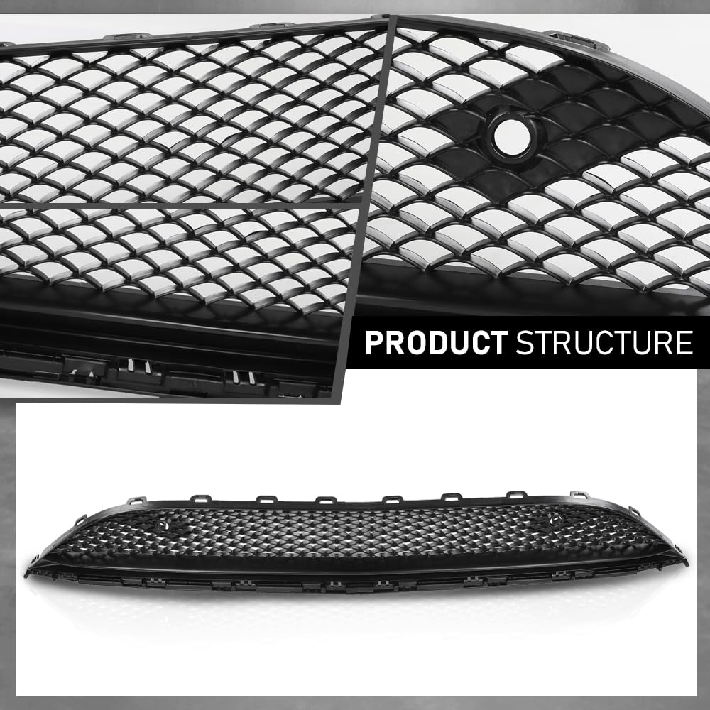 G-PLUS Front Bumper Mesh Grille Fit Benz S 450 S 560 4Matic, Base 3.0L V6 - Gas 2018-2020,Fit Benz S 65 AMG Base 6.0L V12 - Gas 2020 2228857100