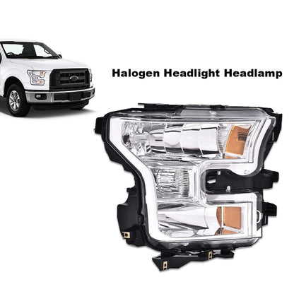 G-PLUS Right Passenger Side Headlights Replacement Compatible With 2015-2017 Ford F150 Only (Not Compatible on Models w/ Factory LED Headlights) FL3Z13008B