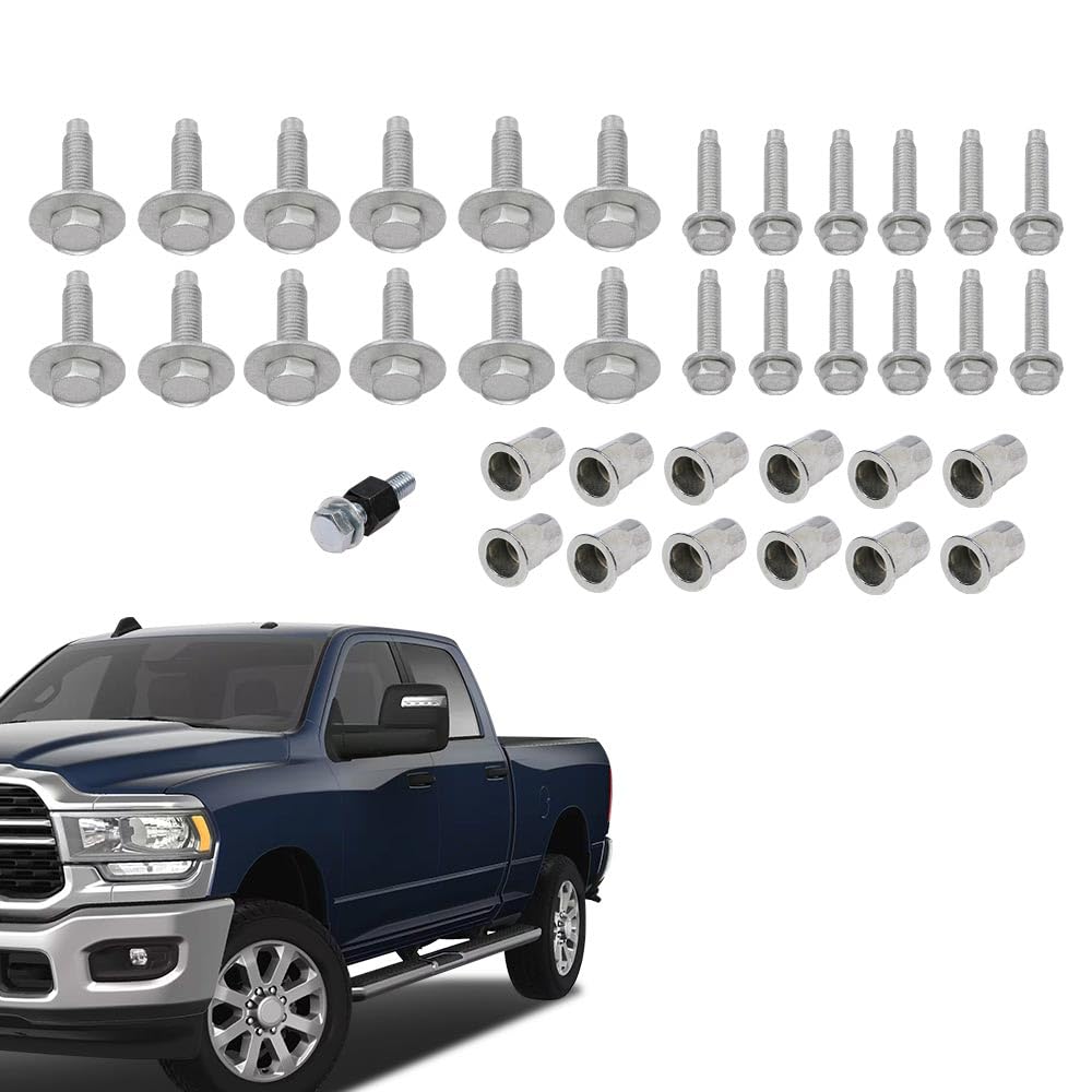 G-PLUS Tubular Side Step Hardware Kit Compatible with 2013-2019 Dodge RAM 1500 2500 3500/Fit 2014-2019 Dodge RAM 4500 5500 68193128AB
