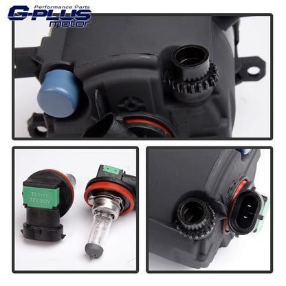 G-PLUS Front Bumper Fog Lights Compatible with Toyota Camry Corolla Yaris Lexus Clear Driving LH&RH Side Fog Lamps neblineros para autos delantero faros antiniebla