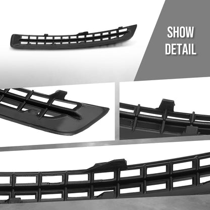 G-PLUS Bumper Face Bar Grilles Front Passenger Right Side Compatible with Volvo XC90 3.2 2007-2014 Fit Volvo XC90 V8 2007-2011 / V8 Sport 2007-2008 30678954, VO1039107 Black