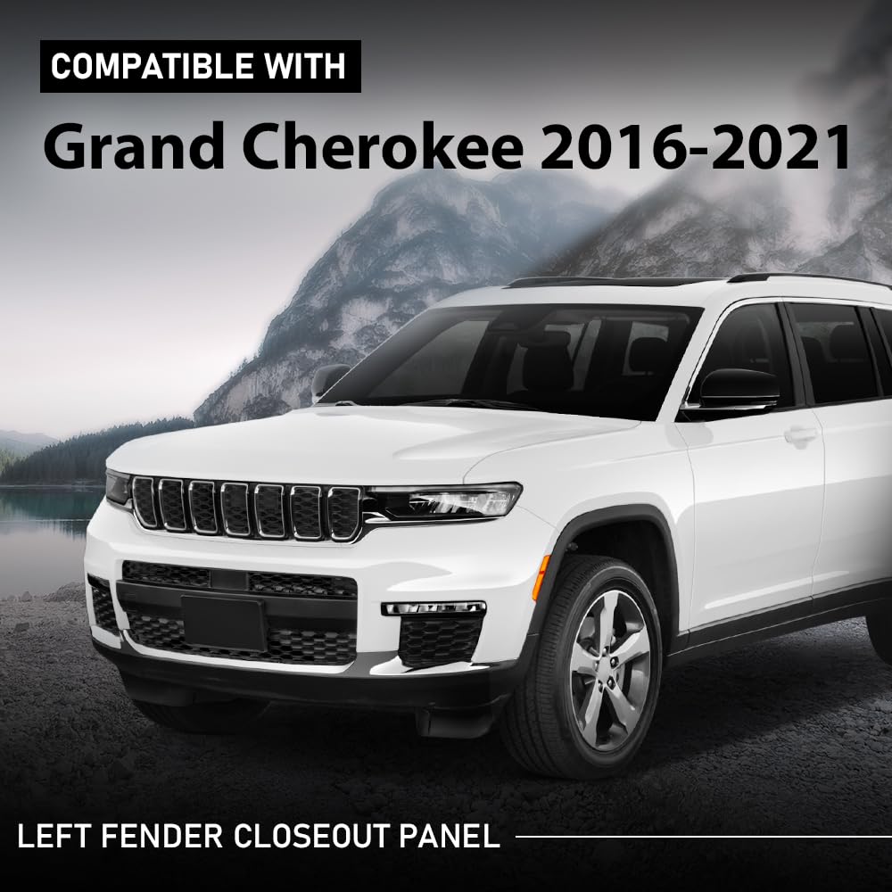 G-PLUS Left Fender Closeout Panel Compatible with Jeep Grand Cherokee 2016-2021 68277399AA