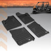 G-PLUS TPE Front Floor Mat Pad Liner Fit Can-Am Defender MAX HD7 HD8 HD9 HD10 2016-2025 1st Row Truck Accessories Cargo Liners All Weather Protection 4PCS Black Alfombras para Carro