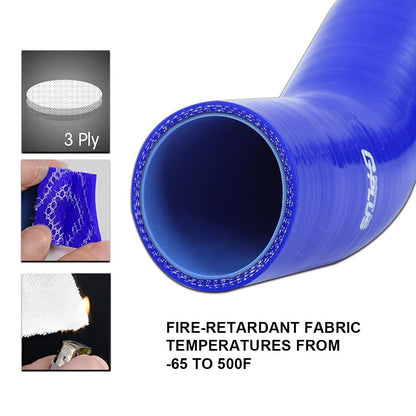 G-PLUS Blue Radiator Silicone Hoses Compatible with Dodge Ram 2500 3500 Cummins 5.9L/6.7L Diesel 2003-2010