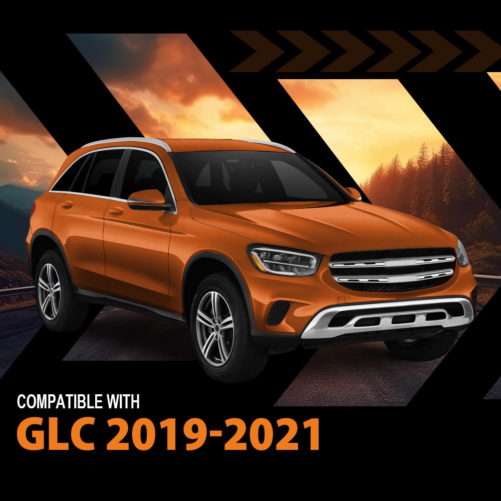 G-PLUS Front Lower Bumper Compatible with Benz GLC 2019 2020 2021 Silver