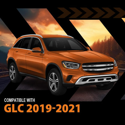 G-PLUS Front Lower Bumper Compatible with Benz GLC 2019 2020 2021 Silver