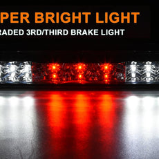 G-PLUS 3rd Brake Light for Chevy Silverado GMC Sierra 1500 2500HD 3500HD 2007-2013 LED Black Close-up View