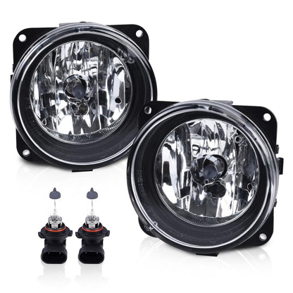 Fog Lights Front Driving Light Assembly Compatible with Ford Mustang Cobra 2003-2004 Fit Ford Focus(SVT Models Only) 2002-2004 Fit Ford Escape 2005-2007 Lincoln LS 2002 Clear Lens