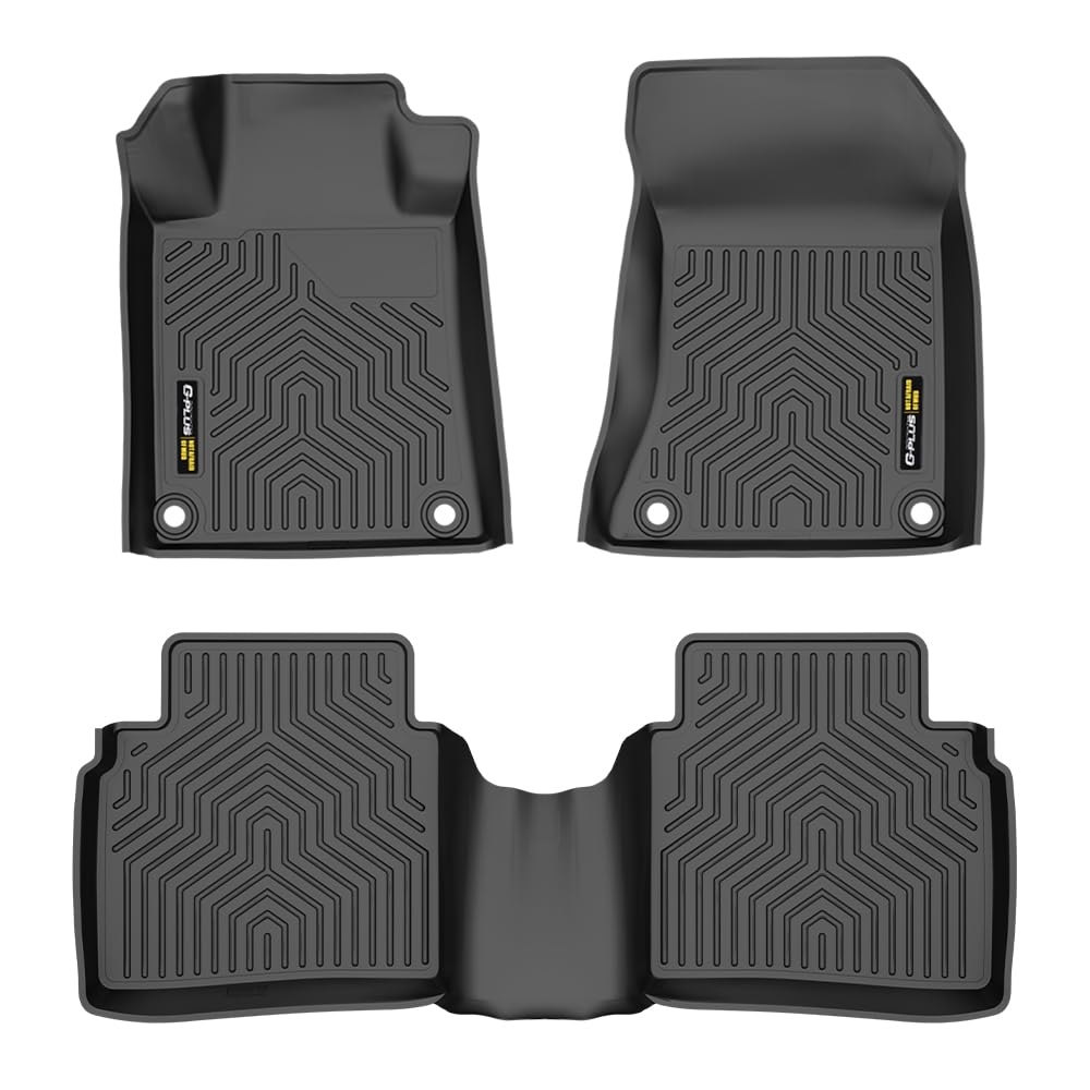 TPE Floor Mats Cargo Liners 3PCS, Compatible with Nissan Altima 2019-2025, 1st & 2nd Row, Floor Liner All Weather Full Cover Protection