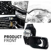 G-PLUS Fog Lights Driver and Passenger Side w/Harness and Switch Compatible with Ford F250 F350 F450 F550 Super Duty 2011-2016 Front Bumper Fog Lamp FO2593230 FO2592230 Clear Lens