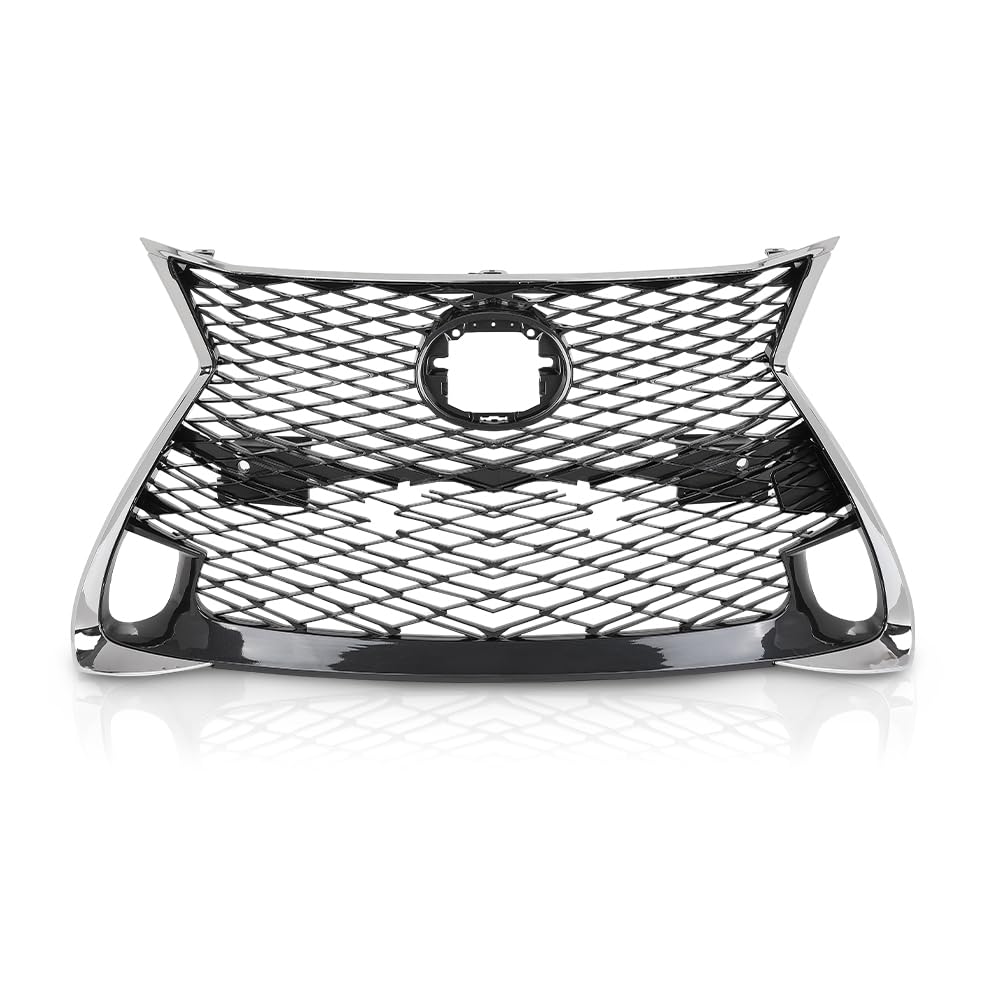 G-PLUS Grille Compatible with LX GS200t 2016-2017/GS350 2016-2020/GS450h 2016-2018 with F Sport Package with Park Assist Front 5310130890, LX1200192 Gray
