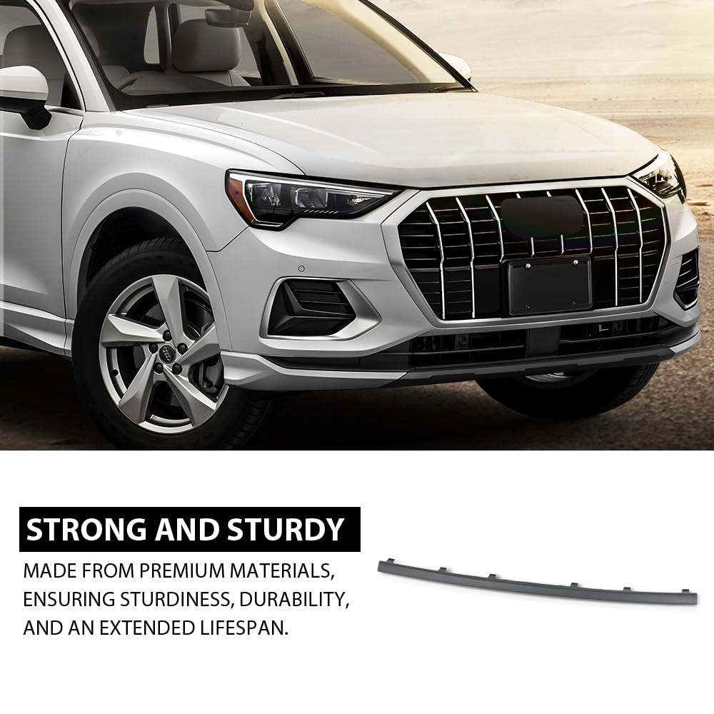 G-PLUS Front Bumper Face Bar Filler Retainer, Compatible with Audi Q3 Prestige 2019/ Audi Q3 2019-2023, 83A807663GRU, AU1087105