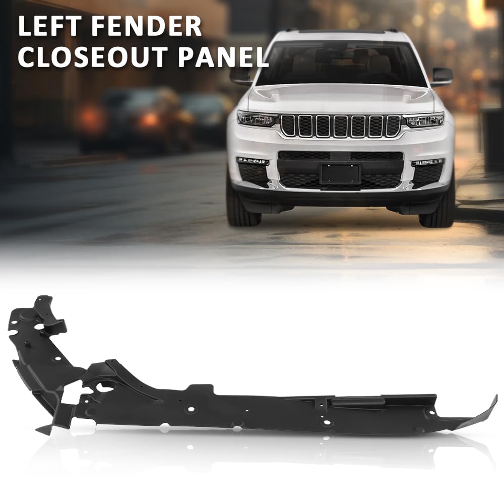 G-PLUS Left Fender Closeout Panel Compatible with Jeep Grand Cherokee 2016-2021 68277399AA
