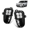 G-PLUS LED DRL Daytime Running Light Front Fog Lights Lamps with Wire Harness & Switch Compatible with Kia Rio EX/LX/S 2018-2020 922011W710, 922021W710