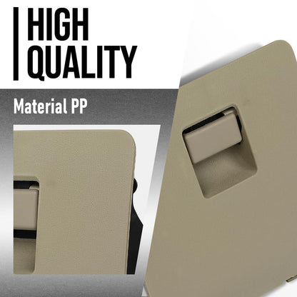 G-PLUS Dash Knee Center Glove Storage Box Cubby Compatible with Ford F250 F350 Super Duty 2005-2007 Beige