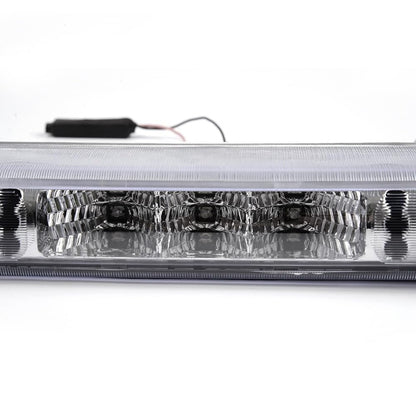 G-PLUS LED Third Brake Light Compatible with Chevy Silverado/GMC Sierra 1500 2500 3500 1999-2006 3rd Cargo Tail Stop Lamps, Clear Lens Chrome Housing, 264115BK 5978318