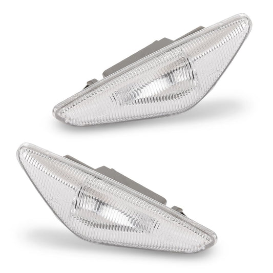 G-PLUS Pair Front Turn Signal Light Side Marker Light, Compatible with BMW X5 E70 2007-2014/ X3 F25 2011-2015/ X6 E71 2008-2014, LH Driver & RH Passenger Side 2PCS, 63137171007, 63137171008