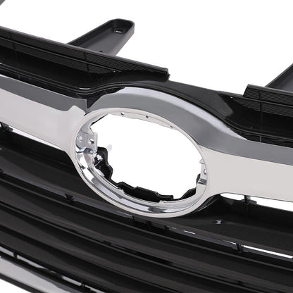 G-PLUS Chrome Front Bumper Upper Grill Grille ABS Compatible with 2014-2016 Toyota Highlander