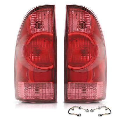 G-PLUS Tail Lights Assembly,Compatible with Toyota Tacoma 2005-2015 Rear Lights，Left Driver & Right Passenger Rear Brake Lamp Luces Traseras